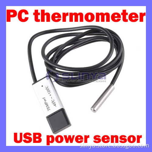 PC Notebook USB Double Sensor Hygrometer Thermometer (SL-602)